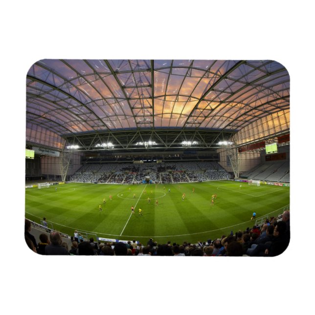 Imán Partido de fútbol, Forsyth Barr Stadium, Dunedin (Horizontal)