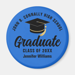 Imán Partido de Graduación de Personalizado de Graduado