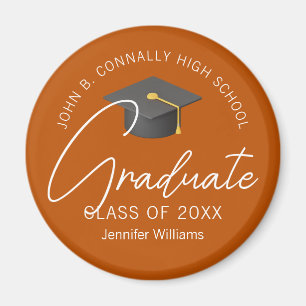 Imán Partido de Graduación de Personalizado de Graduado