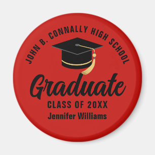 Imán Partido de Graduación de Personalizados de Graduad