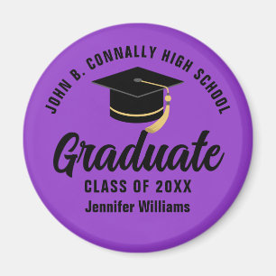 Imán Partido de Graduación de Personalizados Graduados 