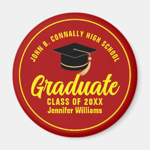 Imán Partido de Graduación de Personalizados Graduados