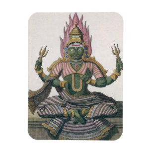 Imán Parvati, del "viaje Indes aux. y de un lomo del