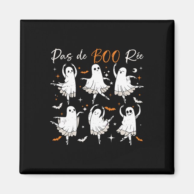 Imán Pas De Boo-rée Funny Ballet Fantasma Profesora de  (Frente)