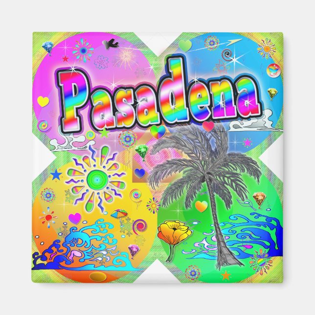 Imán Pasadena Quadro Seasons Magnet (Frente)