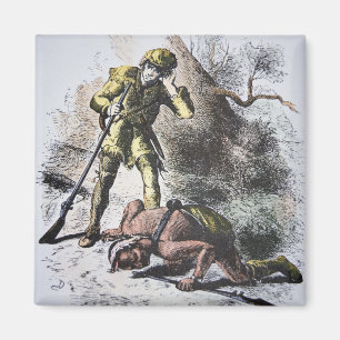 Imán "Pasado de los Mohicans" por James Fenimore Cooper