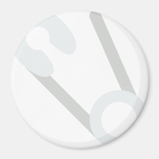 Imán pasador de seguridad abierto (Frente)