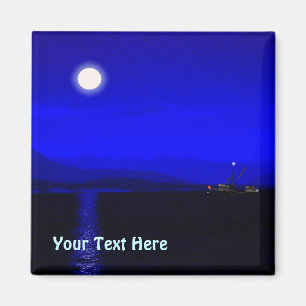Imán Pasaje con luz de la luna