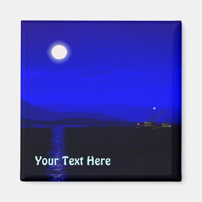 Imán Pasaje con luz de la luna (Frente)