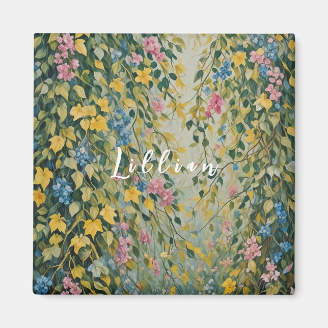 Imán Pasaje encantado: Jardín secreto Pastel (Frente)