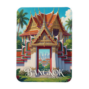 Imán Pasarela del Templo Tailandés Bangkok Tailandia Vi