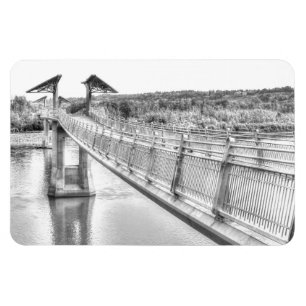 Imán Pasarela sobre el río North Saskatchewan