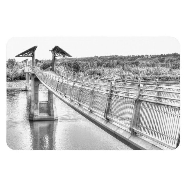 Imán Pasarela sobre el río North Saskatchewan (Horizontal)