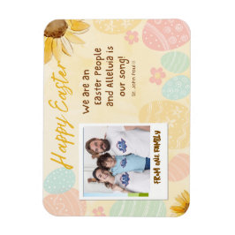 Imán Pascua fotográfica personalizada