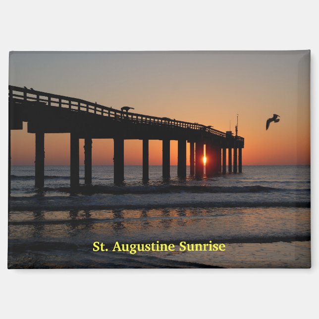 Imán Paseador de St. Augustine Florida (Anverso)
