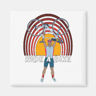 Imán Pasear en bicicleta