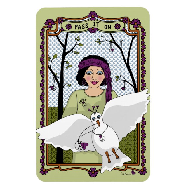 Imán Pásenla en refrigerador On_A_4x6 (Vertical)