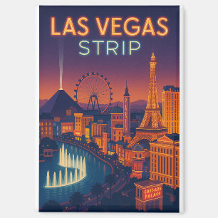 Imán Paseo de Las Vegas: Arte mural de paisaje urbano r
