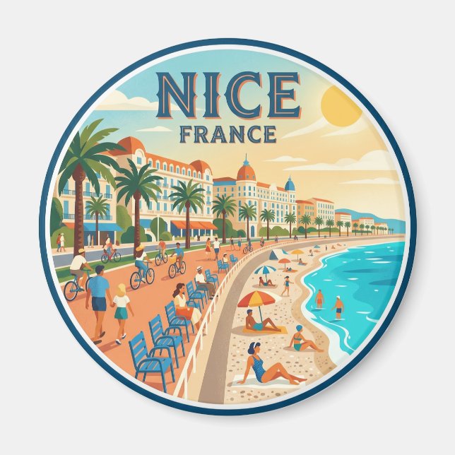 Imán Paseo de los Ingleses Francia (Frente)