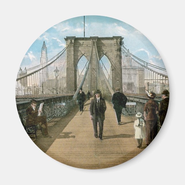 Imán Paseo del puente de Brooklyn, Nueva York (Frente)