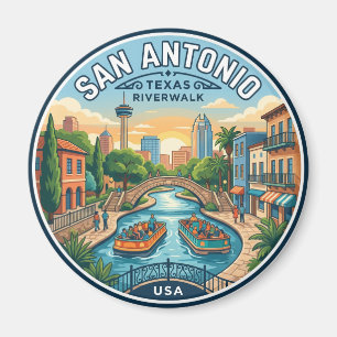 Imán Paseo del río San Antonio EE. UU.