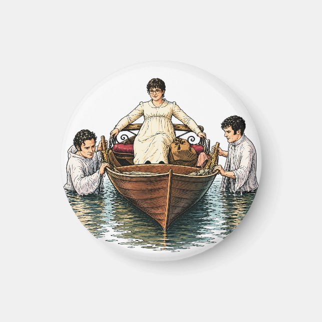 Imán Paseo en barco definitivo de Mary Bennet  (Frente)