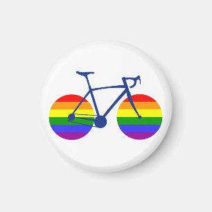 Imán Paseo en bicicleta con orgullo