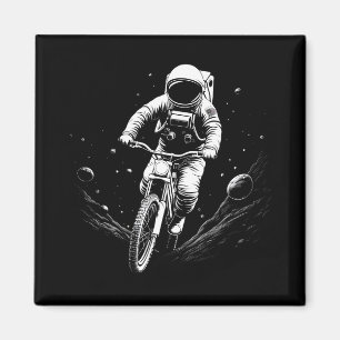Imán Paseo en bicicleta del astronauta cósmico Aventura