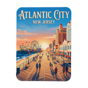 Imán Paseo marítimo de Atlantic City EE. UU.