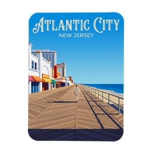 Imán Paseo marítimo de Atlantic City USA