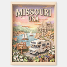Paseo por carretera del lago Missouri Ozarks Casti