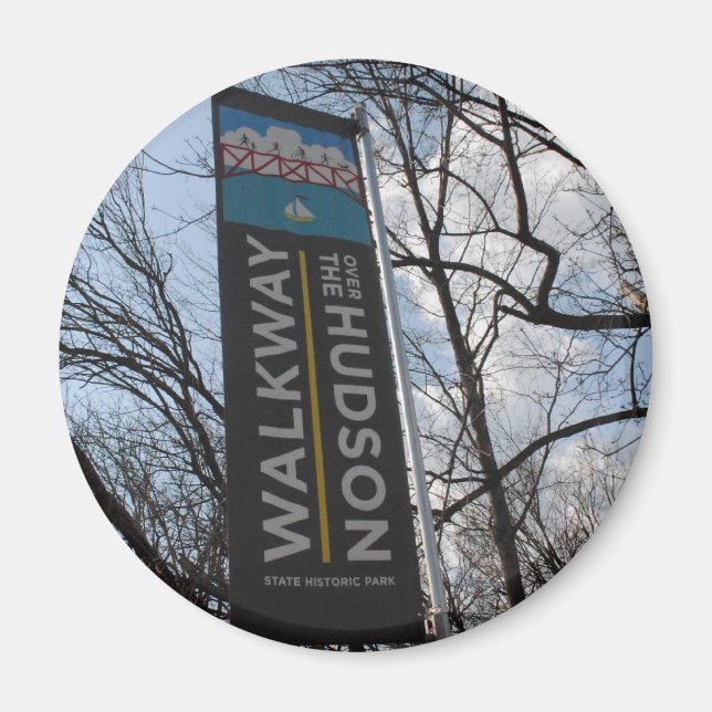 Imán Paseo Por El Hudson (Frente)