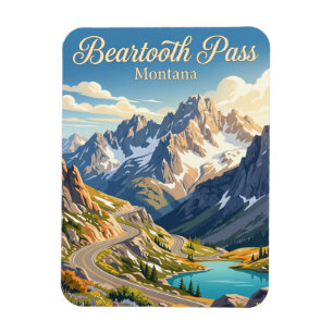 Imán Paso Beartooth, Montana