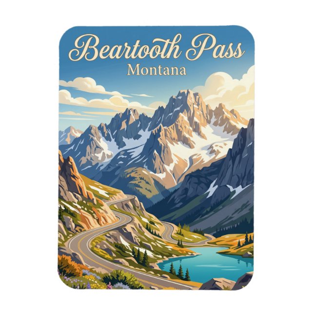 Imán Paso Beartooth, Montana (Vertical)