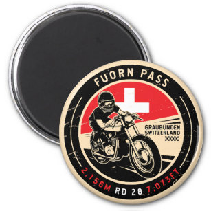 Imán Paso de Fuorn   Suiza   Motocicleta