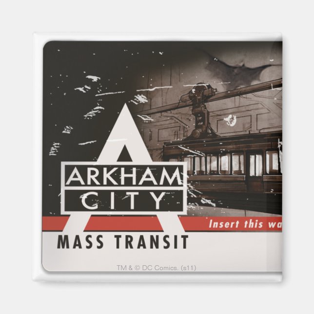 Imán Paso de transporte masivo de la ciudad de Arkham (Frente)
