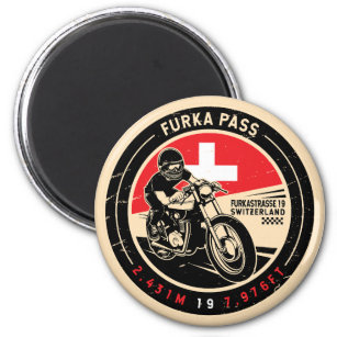 Imán Paso Furka   Suiza   Motocicleta