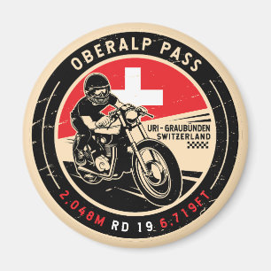 Imán Paso Oberalp   Suiza   Motocicleta