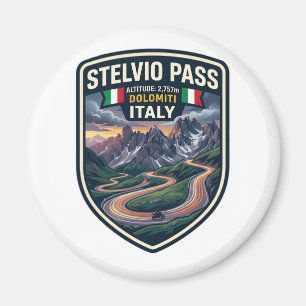 Imán Paso Stelvio - Carretera Emblemática de Montaña de