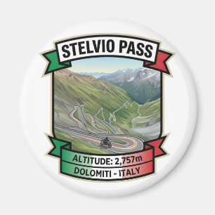 Imán Paso Stelvio - Curvas Legendarias Italia
