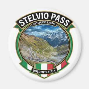 Imán Paso Stelvio - Iconico paso de Italia