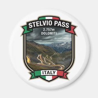 Imán Paso Stelvio - Ruta Alpina en Motocicleta