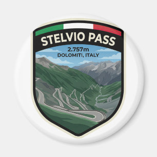 Imán Paso Stelvio - Ruta Alpina Escénica