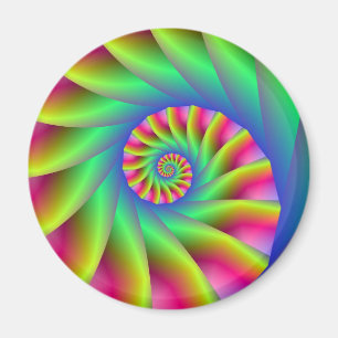 Imán Pasos de espiral psicodélicos