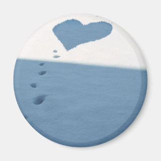 Imán Pasos En Nieve