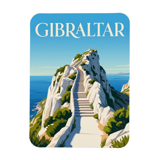 Imán Pasos Mediterráneos Gibraltar (Vertical)