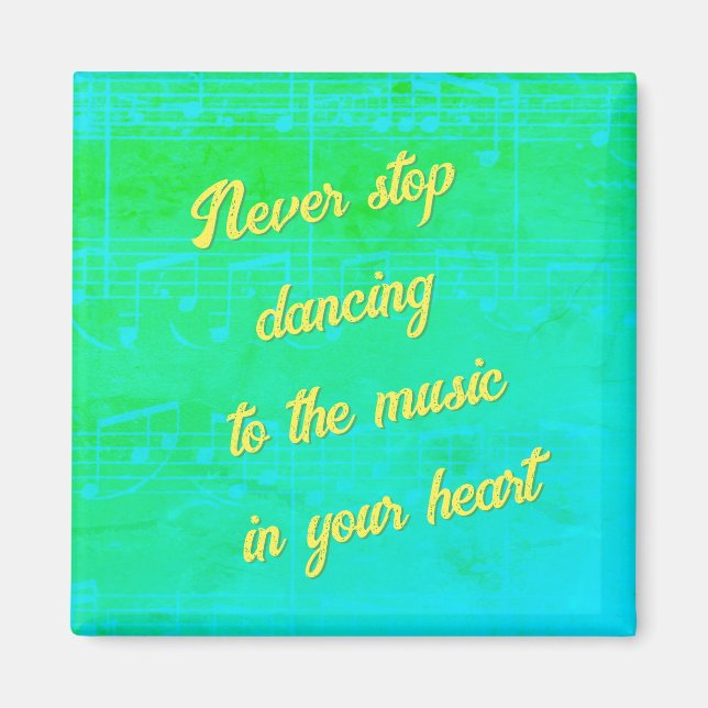 Imán Pasos Musicales- Magnate De La Vía Marítima (Frente)