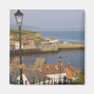 Imán Pasos que conducen al puerto, Whitby, Norte