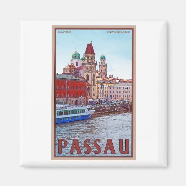 Imán Passau - Donau Waterfront (Frente)