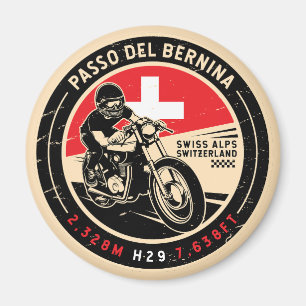 Imán Passo del Bernina   Suiza   Motocicleta